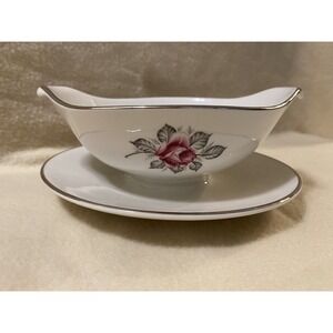 Royal‎ Jackson Normandy Rose Gravy Boat